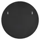 Riverton Matte Black and Gold Round Wall Mirror