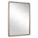 Hamilton Metallic Brass Outdoor Rectangular Wall Mirror