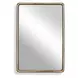 Hamilton Metallic Brass Outdoor Rectangular Wall Mirror