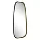 Monterey Warm Walnut and Gold Free Form Tall Wall Mirror