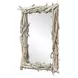 Langston Light Bleached Rectangular Reflection Wall Mirror