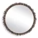 Arlington Brown and Green Round Wall Mirror