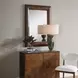Arlington Antique Walnut and Gold Rectangular Wall Mirror