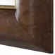 Arlington Antique Walnut and Gold Rectangular Wall Mirror