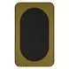 Fairmont Dark Bronze and Gold Oval Wall Mirror