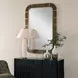 Grafton Dark Bronze and Antique Gold Rectangular Wall Mirror