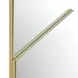 Carlisle Warm Gold Rectangular Wall Mirror