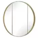 Somerset Antique Brass Round Wall Mirror