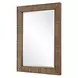 Fairmont Warm Walnut Rectangular Wall Mirror