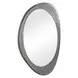 Hamilton Antique Nickel Oval Wall Mirror