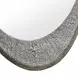 Hamilton Antique Nickel Oval Wall Mirror