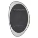 Hamilton Antique Nickel Oval Wall Mirror