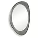 Hamilton Antique Nickel Oval Wall Mirror