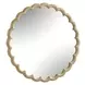 Alden Warm Ivory Round Wall Mirror