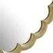 Alden Warm Ivory Round Wall Mirror
