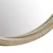 Kingsley Cerused Light Wood Round Wall Mirror