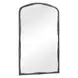 Langston Antique Nickel Arched Wall Mirror