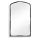 Langston Antique Nickel Arched Wall Mirror