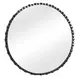 Monterey Charcoal Round Wall Mirror