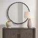 Monterey Charcoal Round Wall Mirror