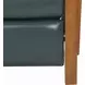 Mission Highland Emerald Leather Push Thru The Arms Recliner