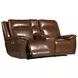 Jameson Hickory Zero Gravity 80" Power Reclining Console Loveseat With Power Headrest