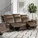 Jameson Hickory Zero Gravity 91" Power Reclining Sofa With Power Headrest