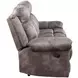 Nashville Gray Manual Reclining 88" Sofa with Drop-Down Console and USB Charging