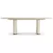 Brigitte Beige 110" Extendable Rectangular Dining Table