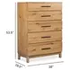 Brookstone Rustic Caramel 5 Drawer Chest