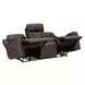Maveric Bette Coffee 91" Zero Gravity Triple Power Reclining Sofa with Drop Down Table and USB Charging
