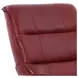 Knight Rouge Swivel Recliner with Ottoman