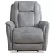 Linus Hudson Grey Zero Gravity Power Recliner