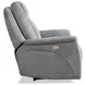 Linus Hudson Grey Zero Gravity Power Recliner