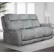Linus Hudson Grey Zero Gravity 83" Power Reclining Sofa