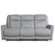 Linus Hudson Grey Zero Gravity 83" Power Reclining Sofa