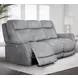 Linus Hudson Grey Zero Gravity 83" Power Reclining Sofa