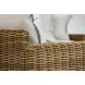 Playa Soothe Pearl 113" Outdoor Sofa with Flange Welt