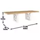 Magnolia Brown 72" Extendable Rectangular Dining Table