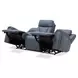 Maveric Bette Lapis 91" Zero Gravity Triple Power Reclining Sofa with Drop Down Table and USB Charging