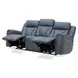 Maveric Bette Lapis 91" Zero Gravity Triple Power Reclining Sofa with Drop Down Table and USB Charging
