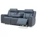 Maveric Bette Lapis 91" Zero Gravity Triple Power Reclining Sofa with Drop Down Table and USB Charging