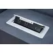 Maveric Bette Lapis 91" Zero Gravity Triple Power Reclining Sofa with Drop Down Table and USB Charging