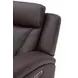 Maveric Bette Coffee 79" Zero Gravity Triple Power Reclining Loveseat with Console and USB Charging