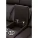 Maveric Bette Coffee 79" Zero Gravity Triple Power Reclining Loveseat with Console and USB Charging
