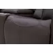Maveric Bette Coffee 79" Zero Gravity Triple Power Reclining Loveseat with Console and USB Charging
