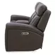 Maveric Bette Coffee 79" Zero Gravity Triple Power Reclining Loveseat with Console and USB Charging
