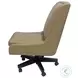 Dovell Lotus Cream Leather Desk Chair