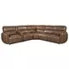 Modesto Sable 6 Piece Modular Power Reclining Sectional With Adjustable Power Headrests