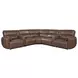 Modesto Sable 7 Piece Modular Power Reclining Sectional With Adjustable Power Headrests